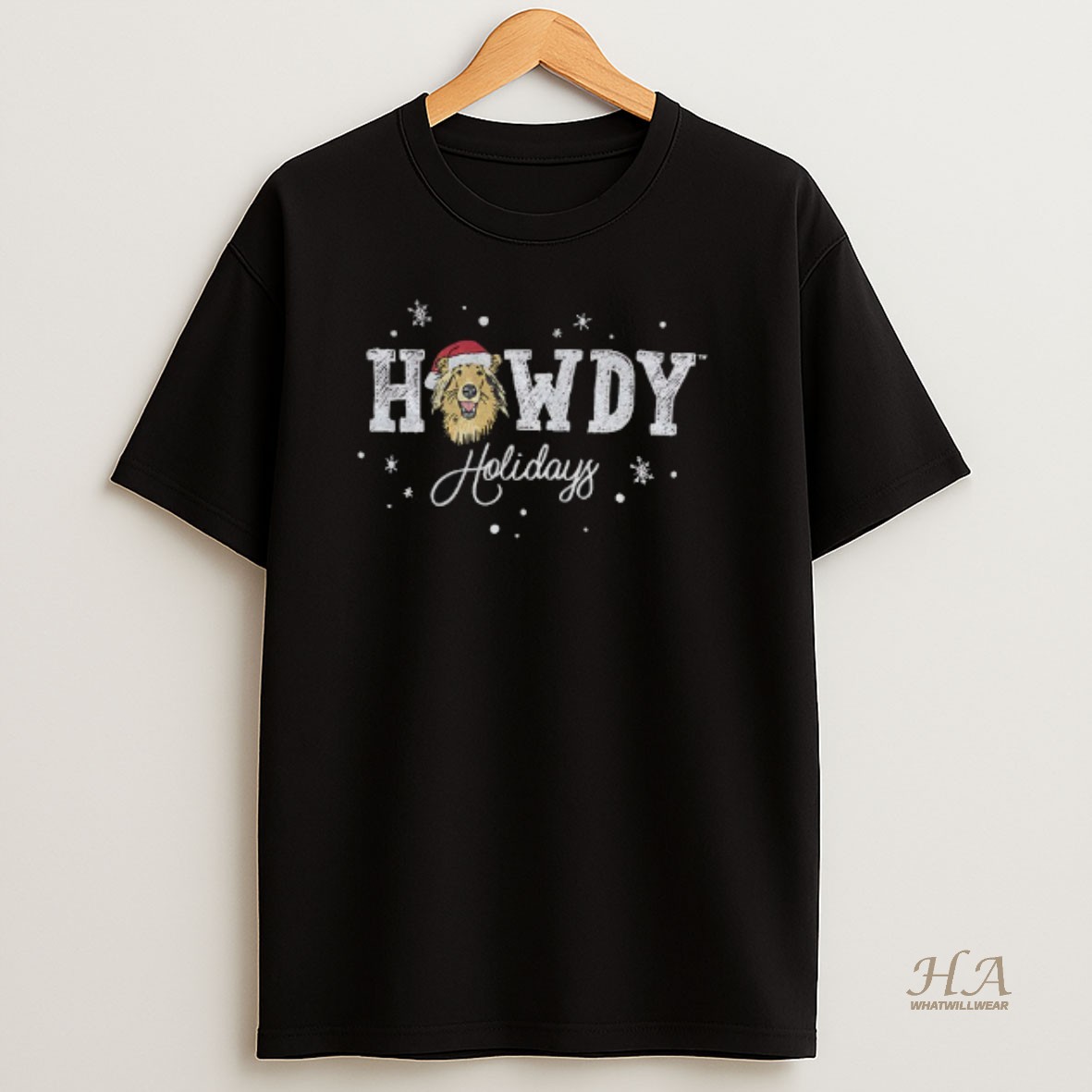 Official Howdy Holidays Dog Santa Claus Merry Christmas T Shirt