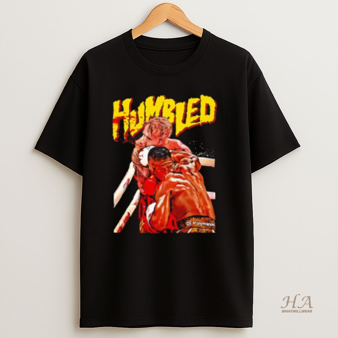 Official Humbled Anthony Joshua Ko Jake Paul Graphic T Shirt