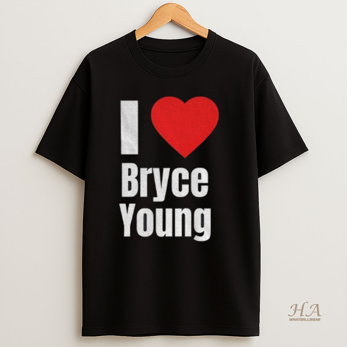 Official I Heart Bryce Young T Shirt
