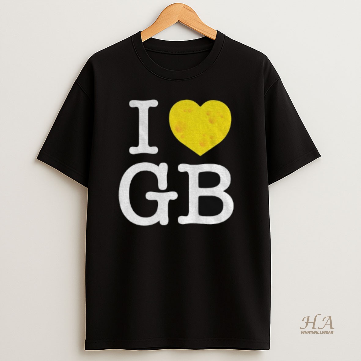 Official I Heart Gb Green Bay Packers Green Bay Love Wisconsin Cheese Head Go Pack Go T Shirt