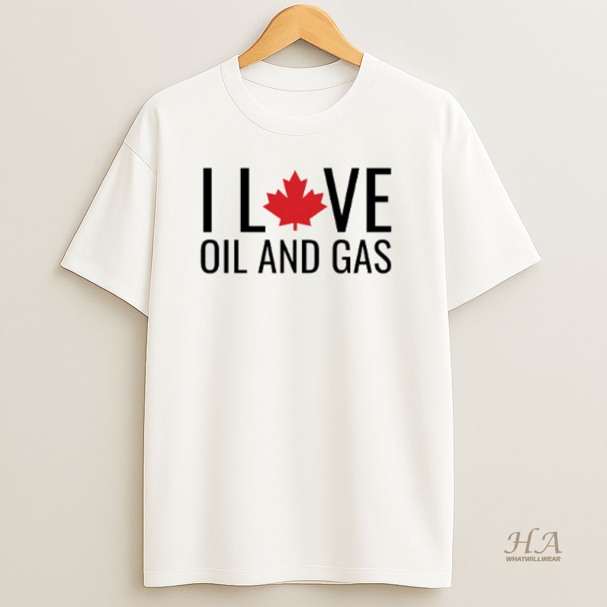 Official I Love Oil And Gas Canada T Shirt