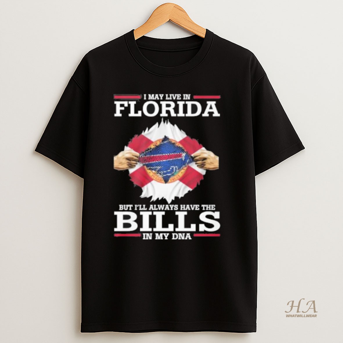 Official I May Live In Florida But Ill Always Have The Buffalo Bills T Shirt