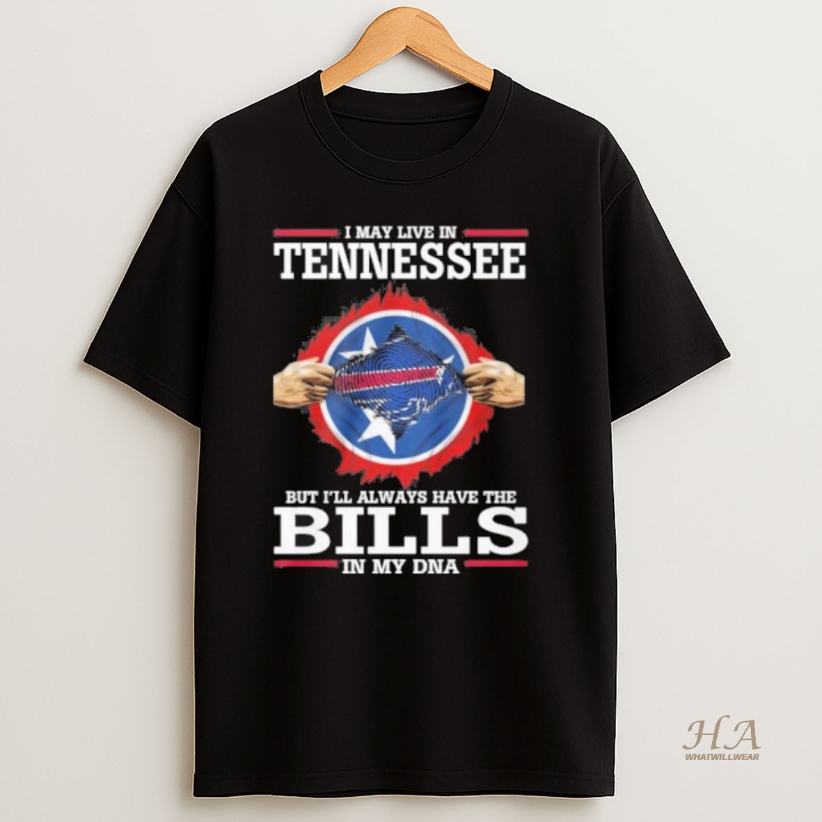 Official I May Live In Tennessee But Ill Always Have The Buffalo Bills T Shirt
