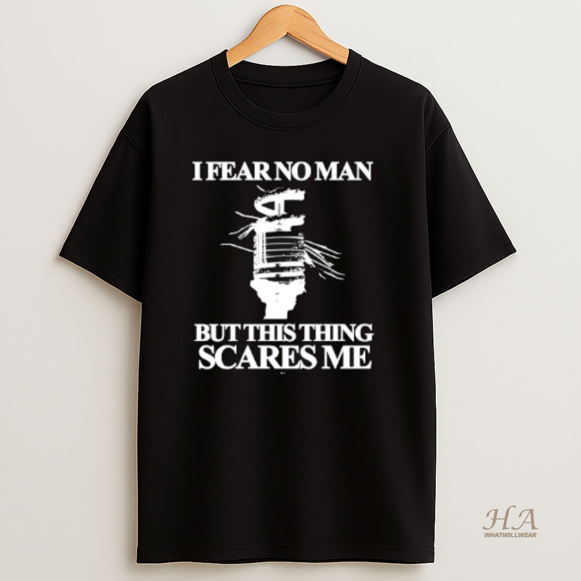 Official I Fear No Man But This Thing Scares Me T Shirt