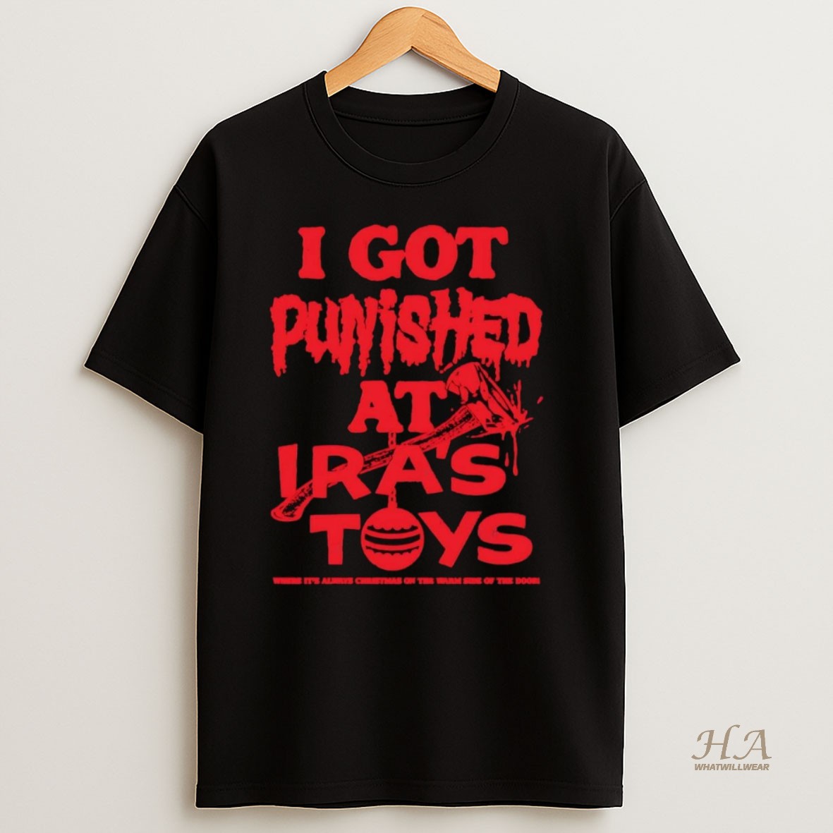 Official I Got Punished At Iras Toys Where Its Always Christmas Shirt
