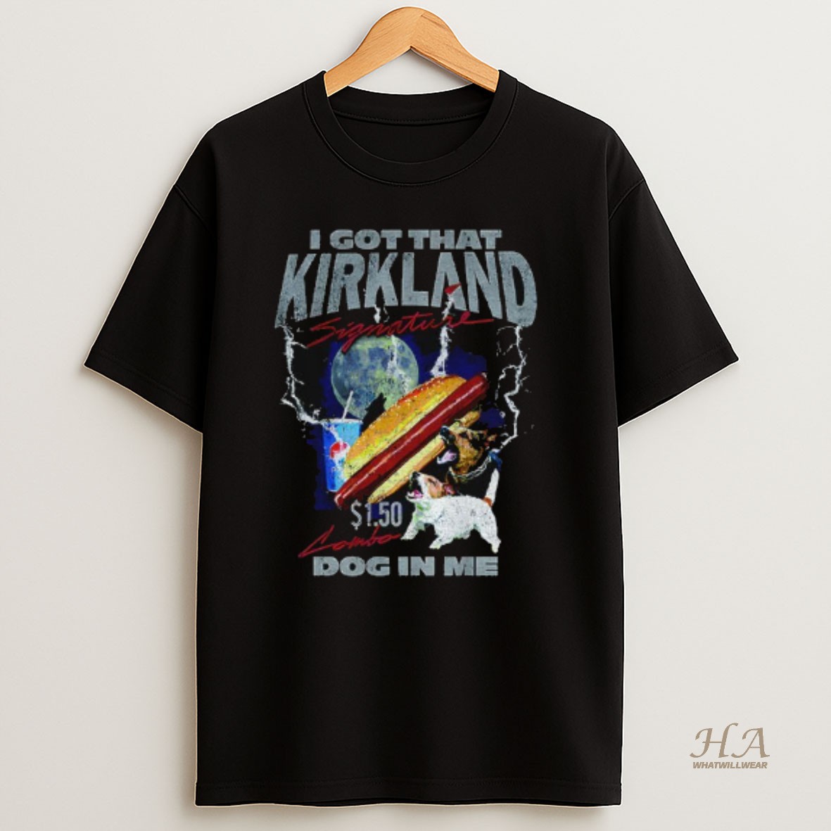 Official I Got That Kirkland Parody Heavy Metal Signature Dog In Me Shirt