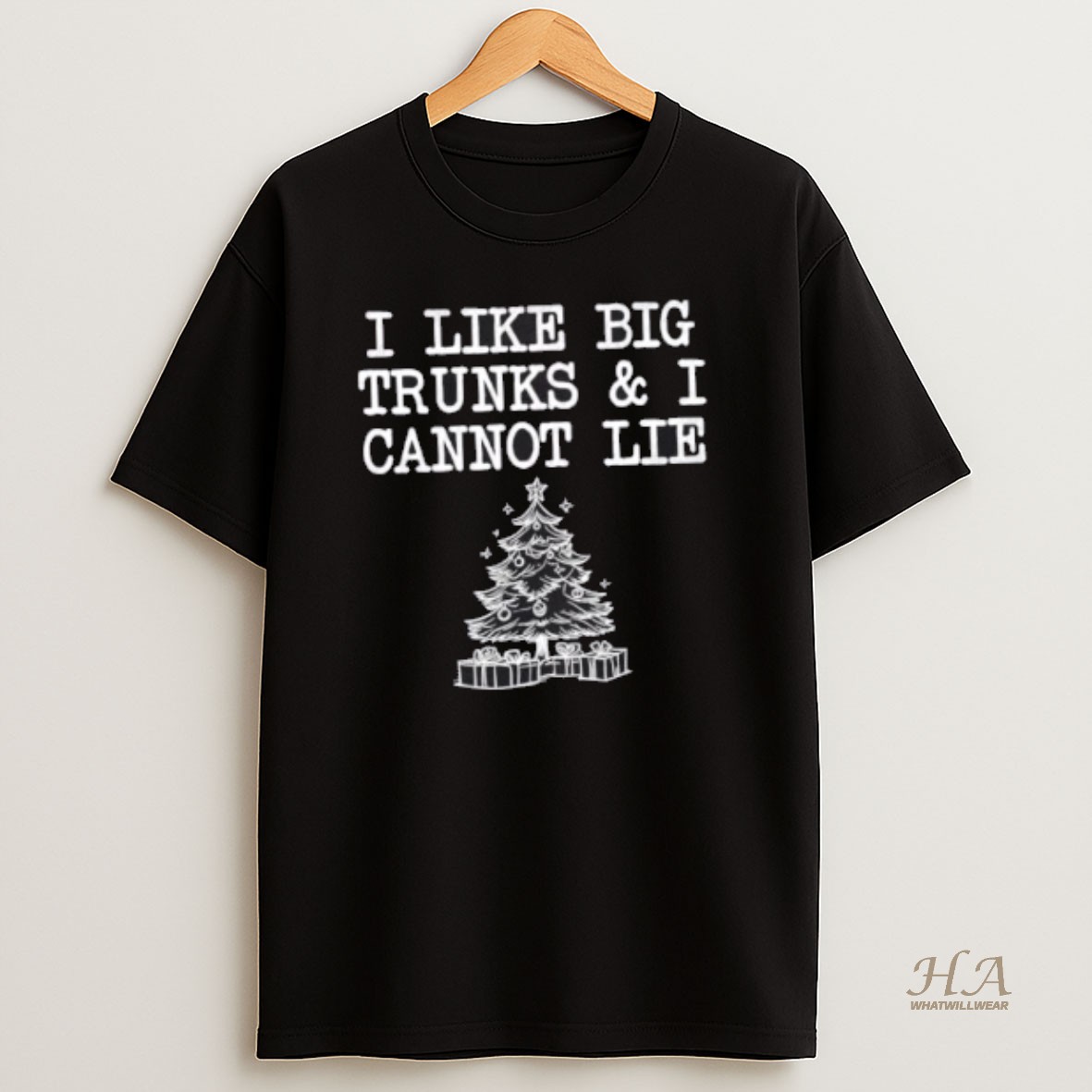 Official I Like Big Trunks And I Cannot Lie Funny Christmas T Shirt