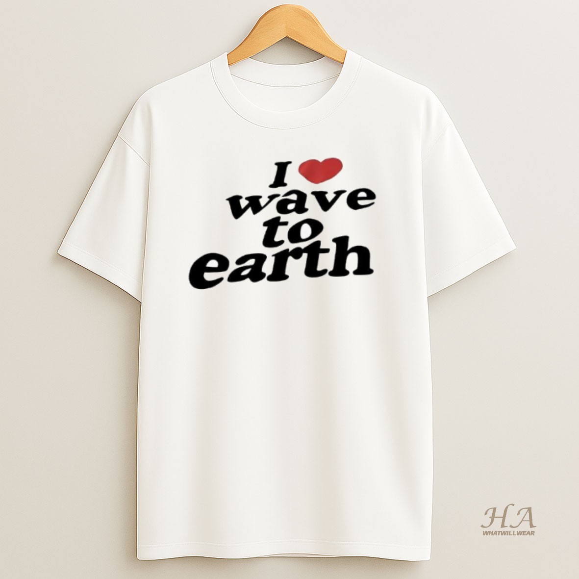 Official I Love Wave To Earth T Shirt