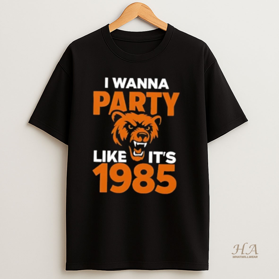 Official I Wanna Party Like Its 1985 Chicago Bears T Shirt