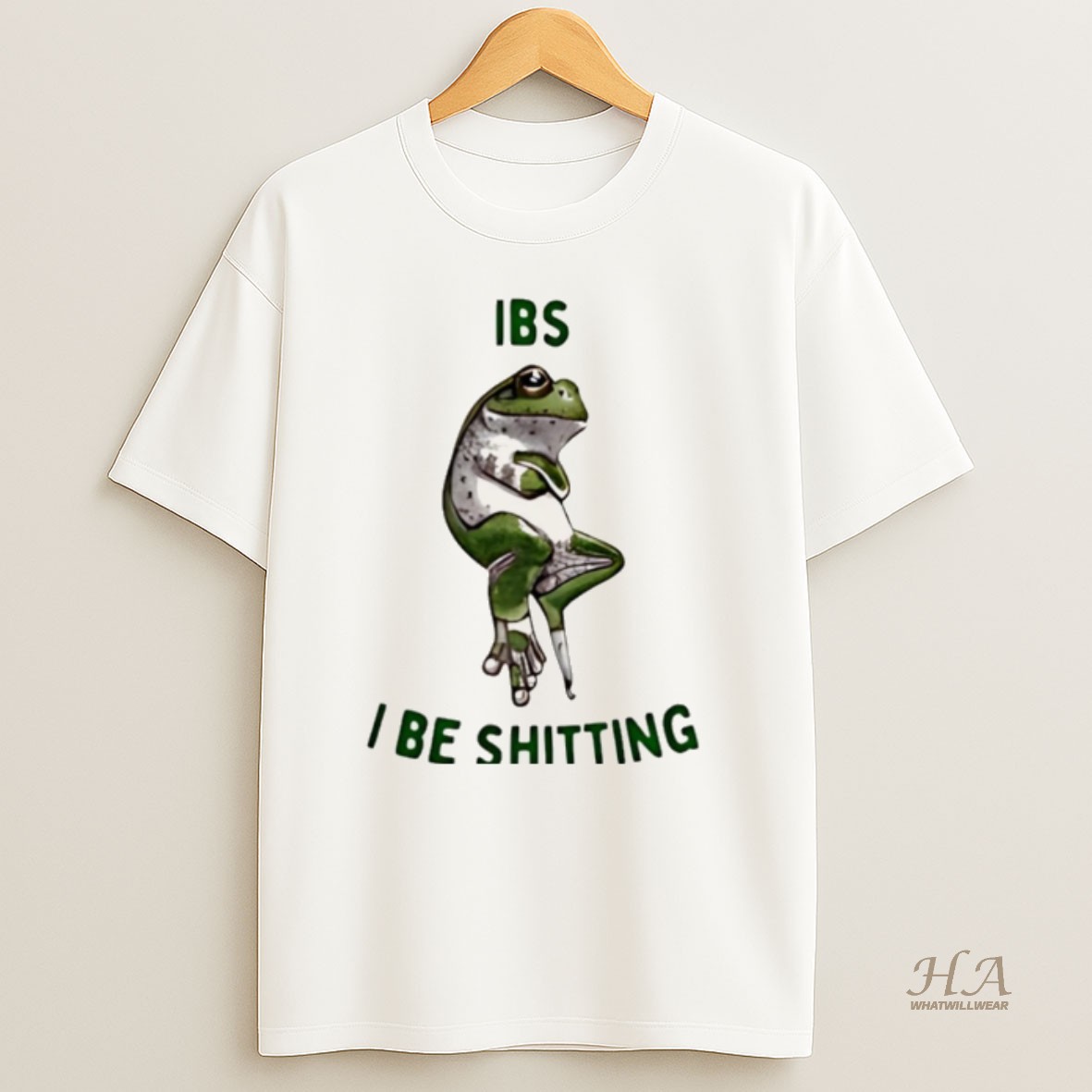 Official Ibs I Be Shitting Frog Christmas Shirt