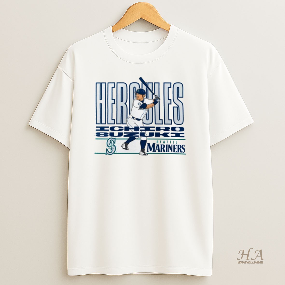 Official Ichiro Suzuki Seattle Mariners Mlb Cooperstown Collection Player Shirt