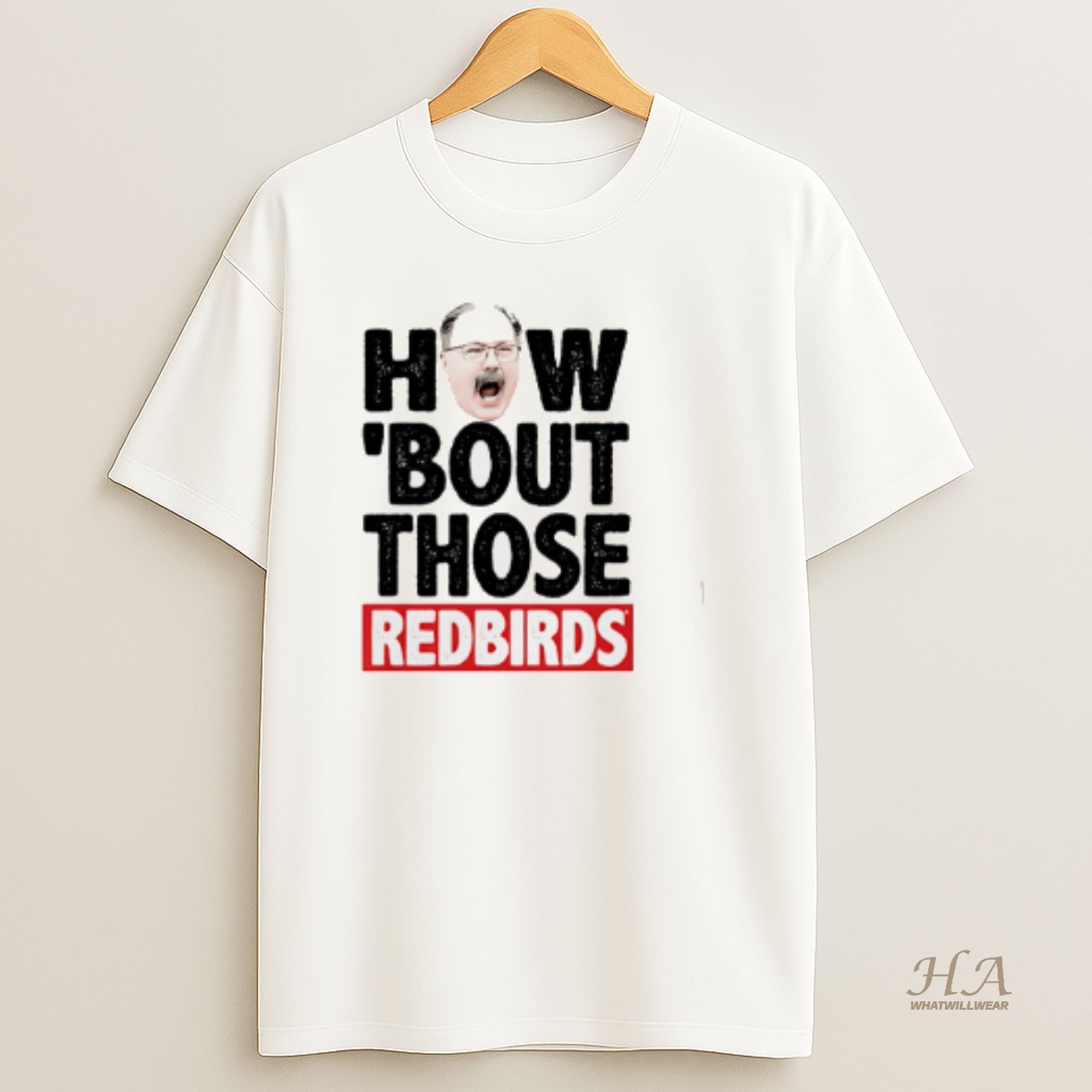 Official Illinois State Redbirds How Bout Those Redbirds T Shirt