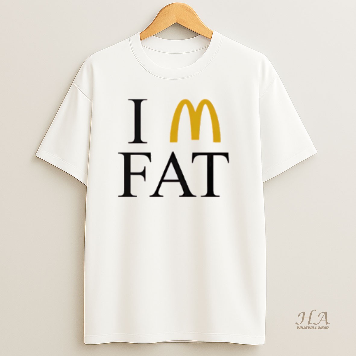Official Im Fat Mcdonalds T Shirt