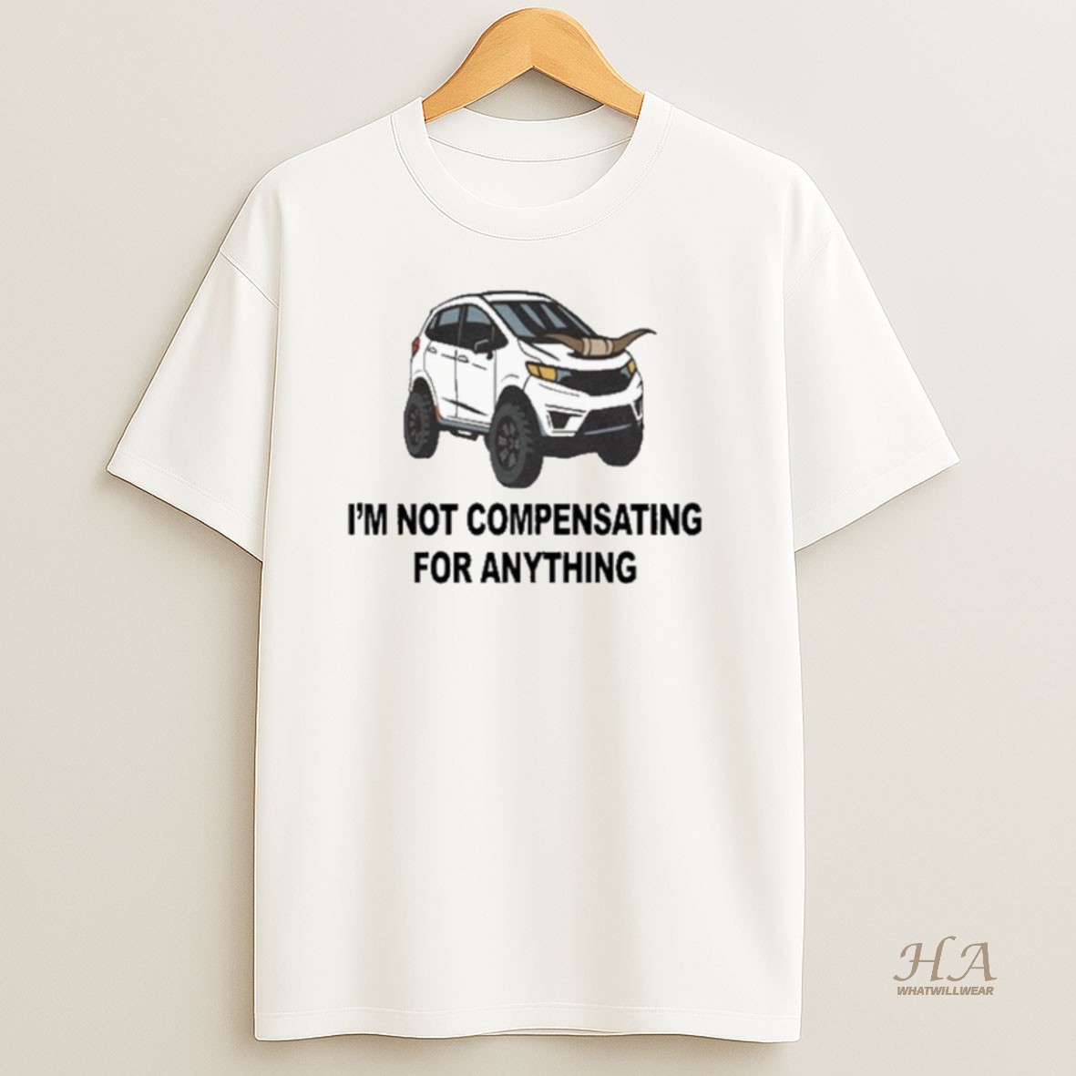 Official Im Not Compensating For Anything Shirt
