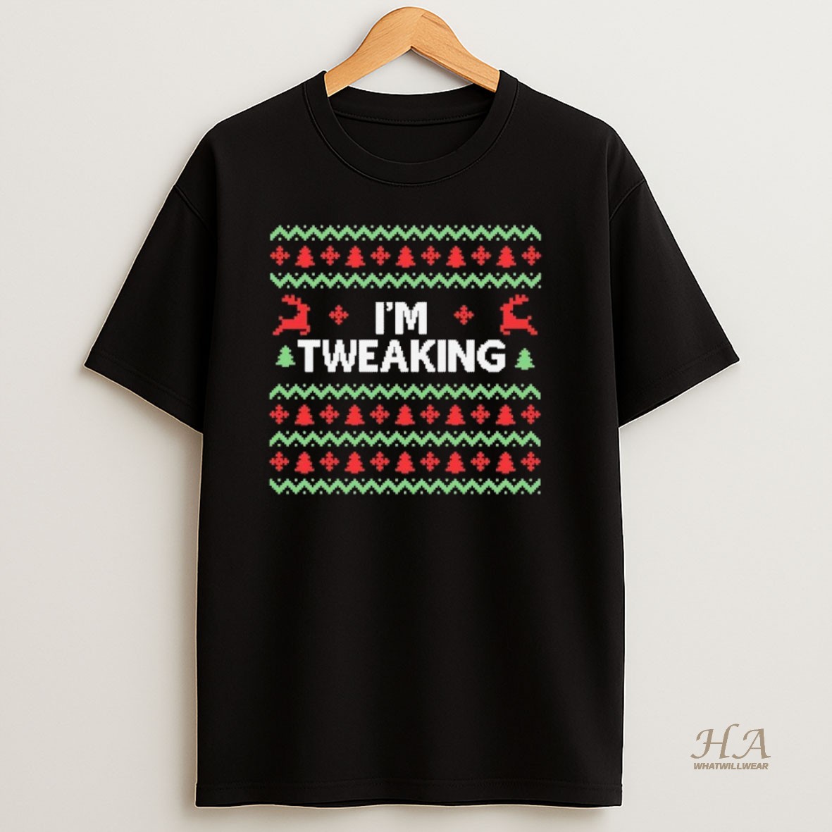 Official Im Tweaking Ugly Christmas T Shirt