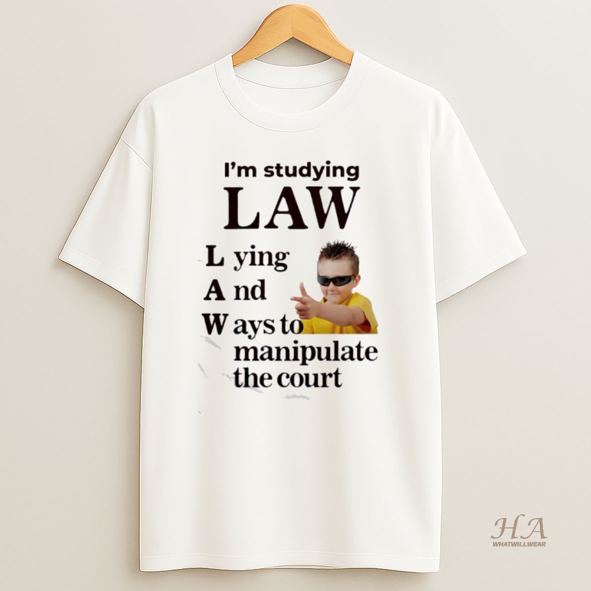Official Im Studying Law Lying And Ways To Manipulate The Court Graphic T Shirt