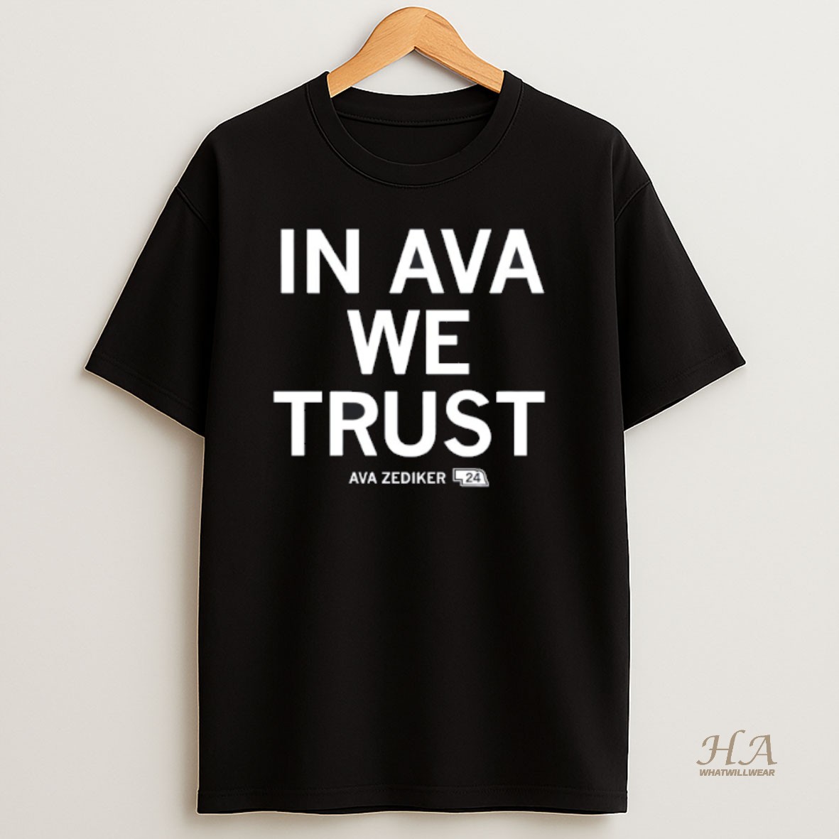 Official In Ava Zediker We Trust Ava Zediker Shirt