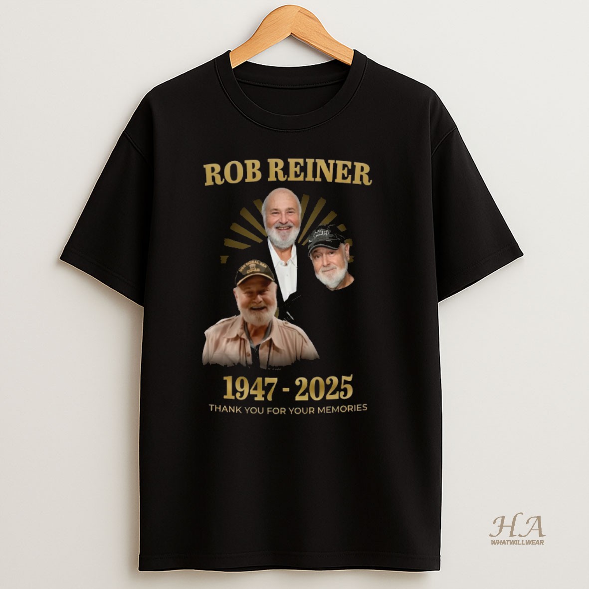 Official In Memoriam Rob Reiner 1947 2025 Thank You For The Memories Photos T Shirt