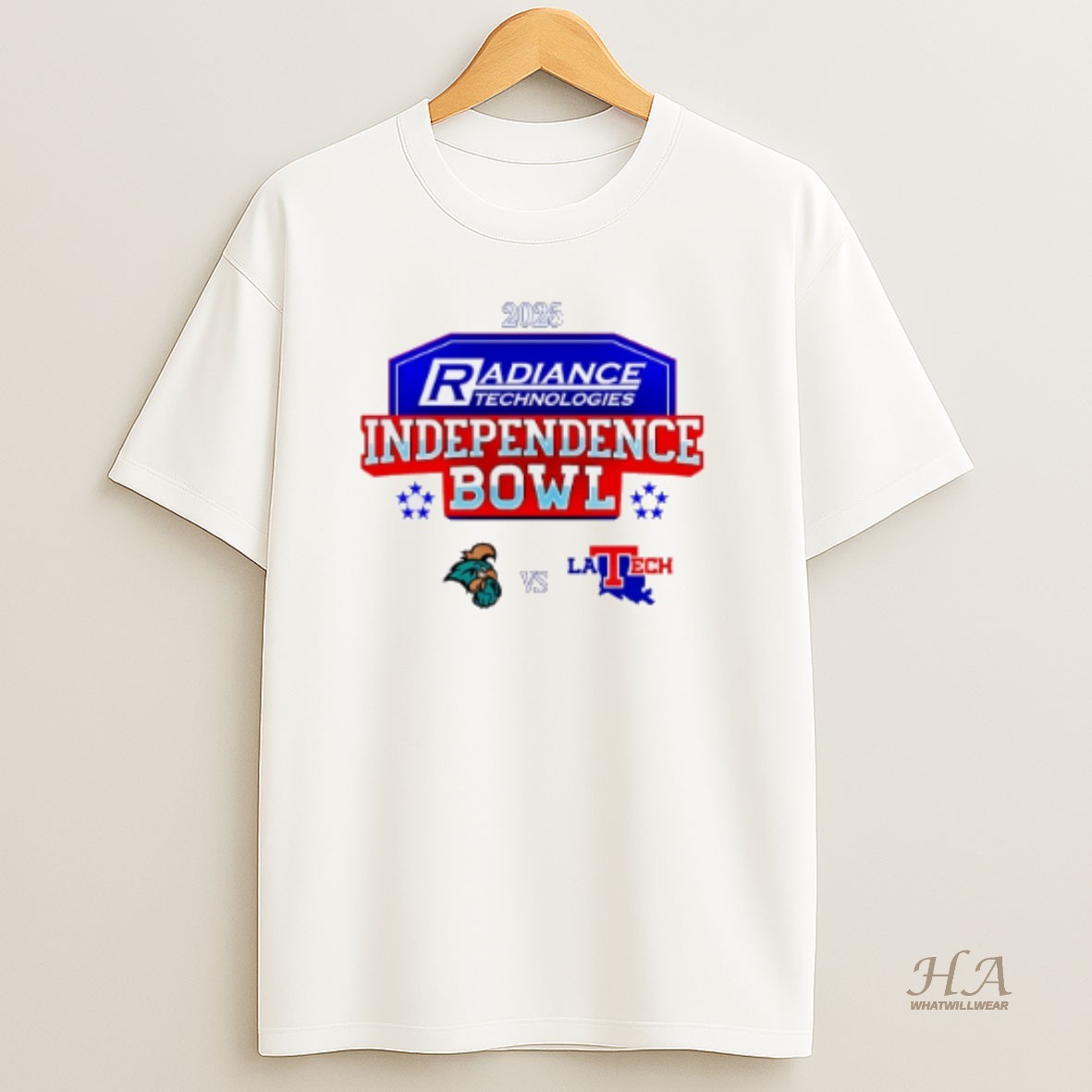 Official Independence Bowl 2025 Coastal Carolina Vs Louisiana Tech Shirt
