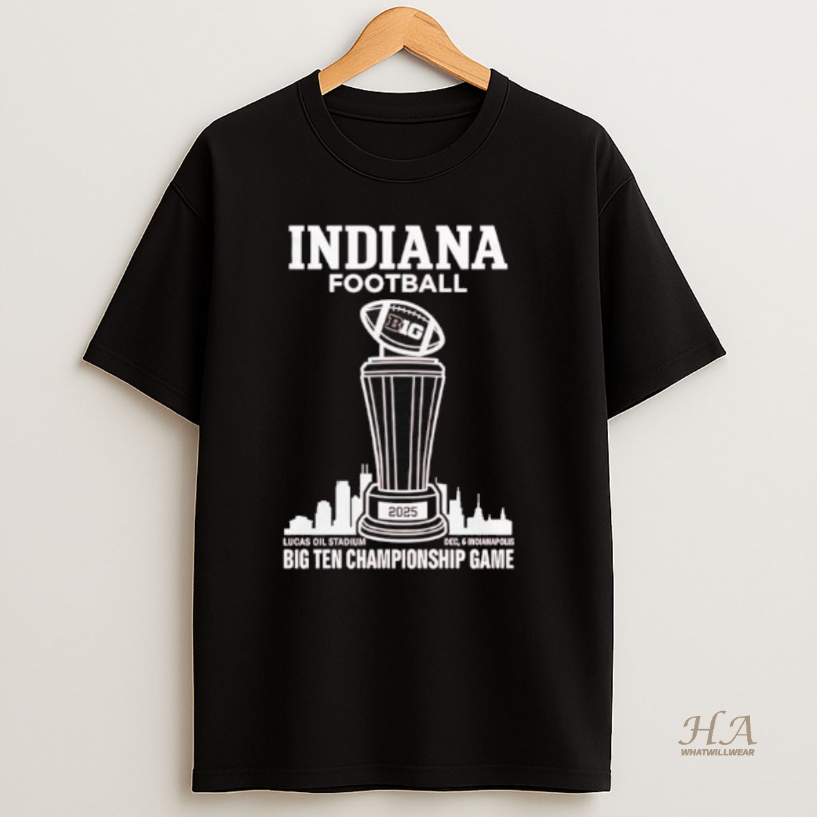 Official India Football 2025 Big Ten Championship Game Cup T Shirt