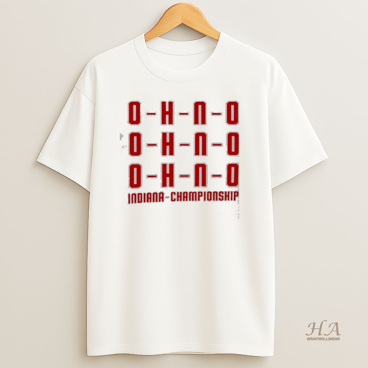 Official Indiana Big Ten Champions O H N O T Shirt