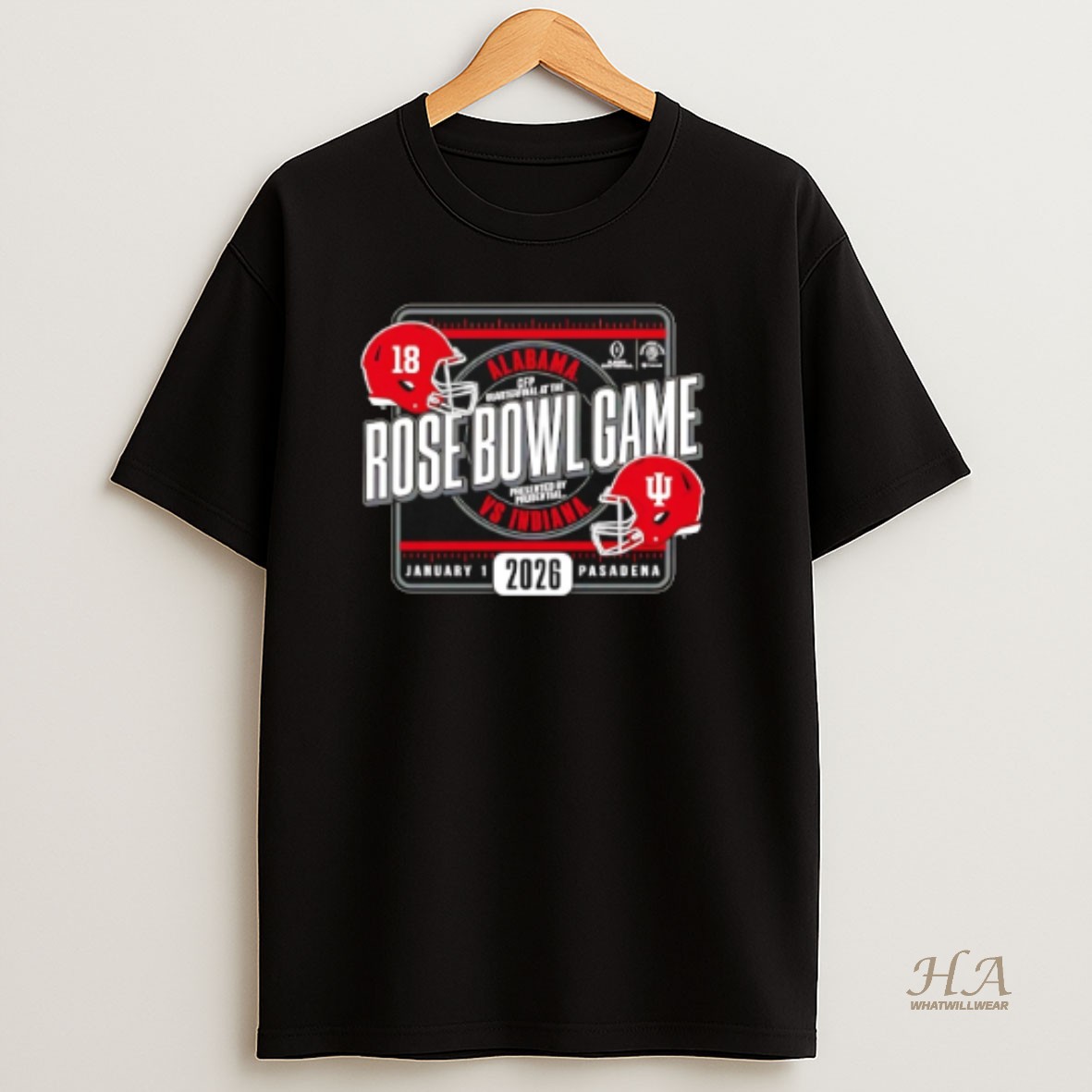 Official Indiana Football Vs Alabama 2026 Rose Bowl Game Head To Head T Shirt