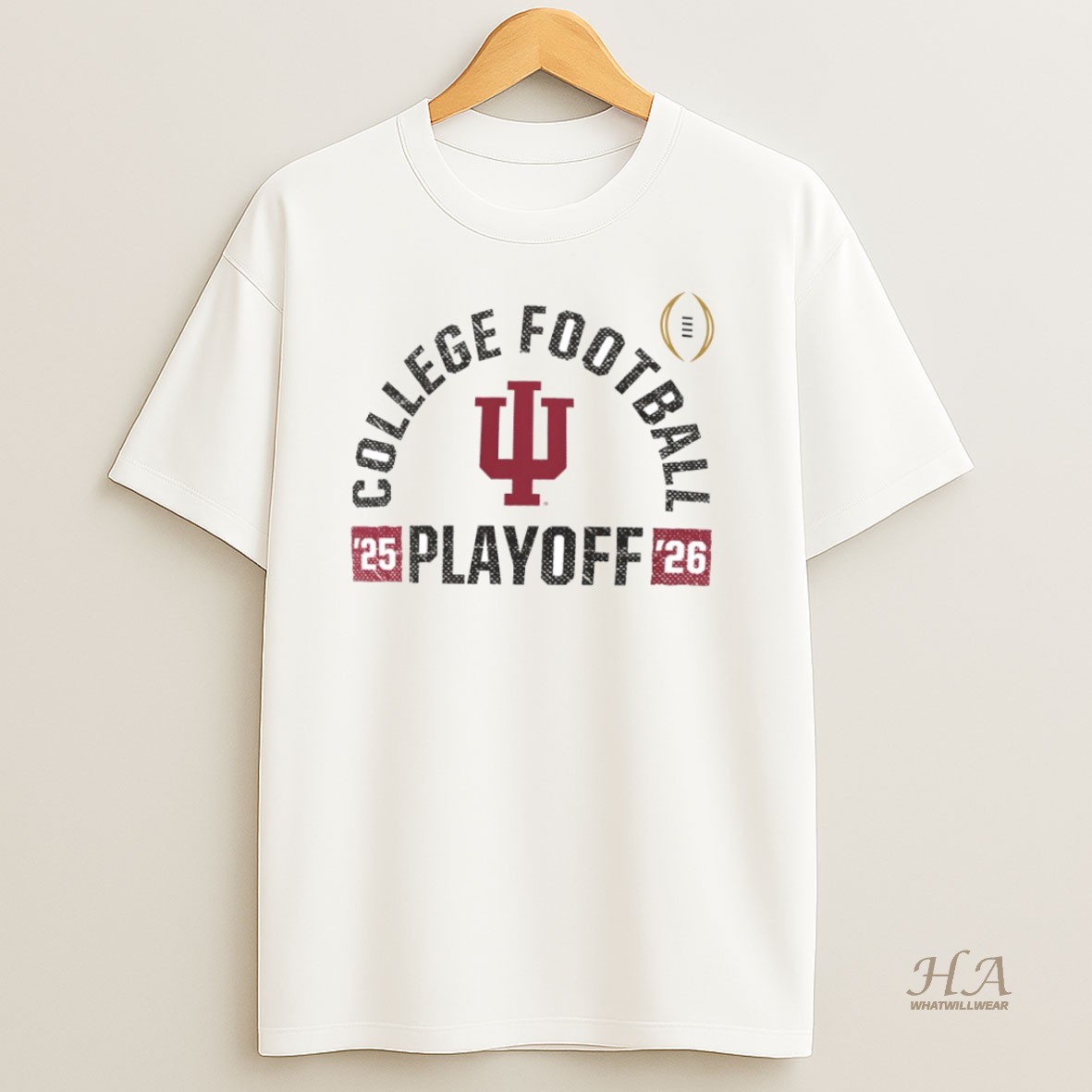 Official Indiana Hoosiers 2025 2026 College Football Playoff Touchdown Circle Shirt
