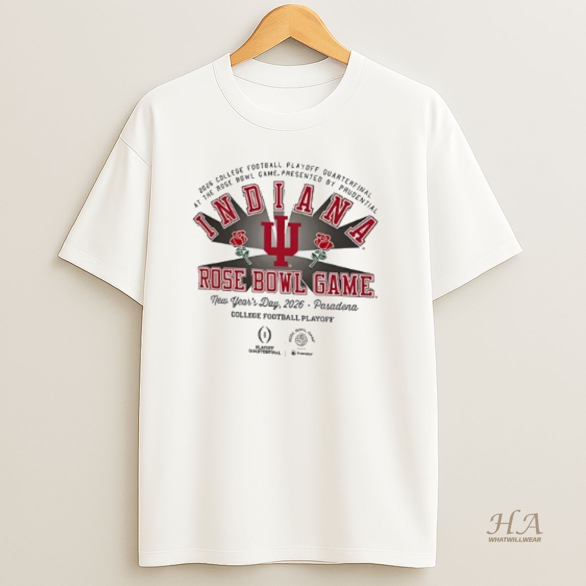Official Indiana Hoosiers 2025 26 Rose Bowl Game Shirt