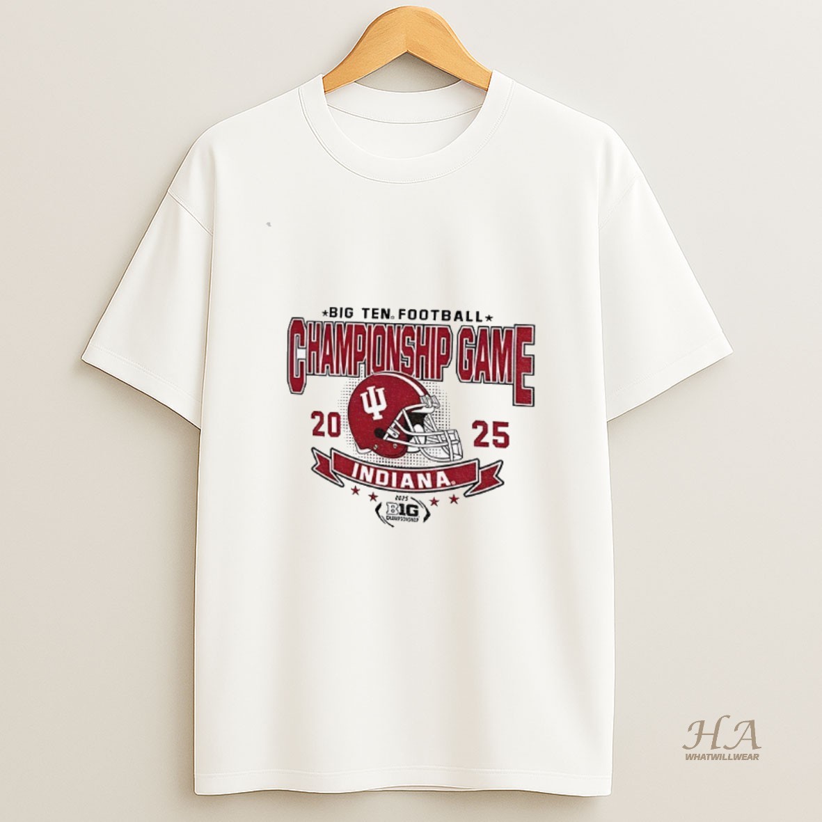 Official Indiana Hoosiers 2025 Big 10 Football Championships Game Vintage Shirt