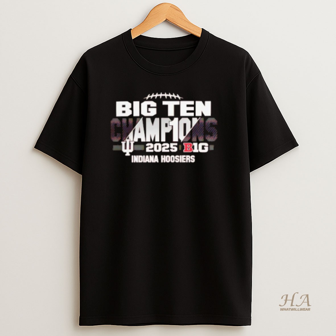 Official Indiana Hoosiers 2025 Big Ten Football Champions Shirt