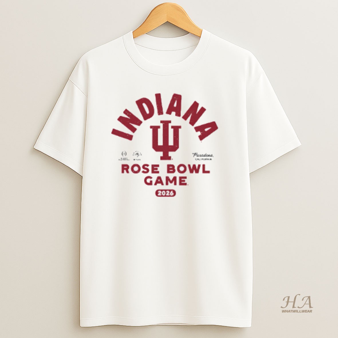 Official Indiana Hoosiers 2026 Rose Bowl Game Bound T Shirt
