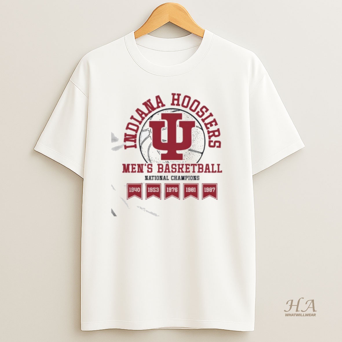 Official Indiana Hoosiers Basketball Champs T Shirt