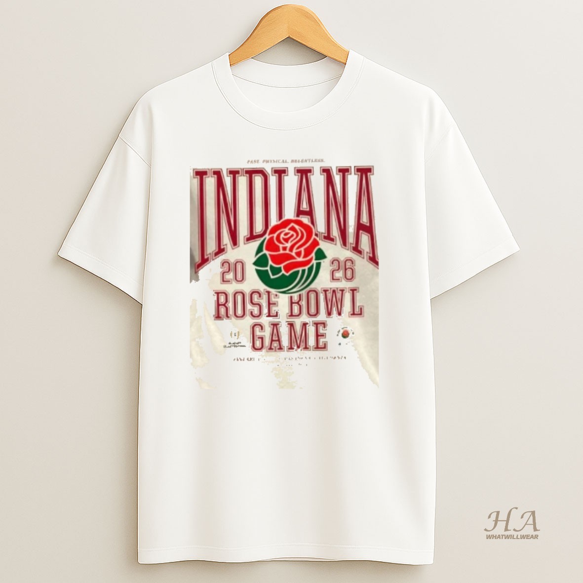 Official Indiana Hoosiers Fast Physical Relentless T Shirt