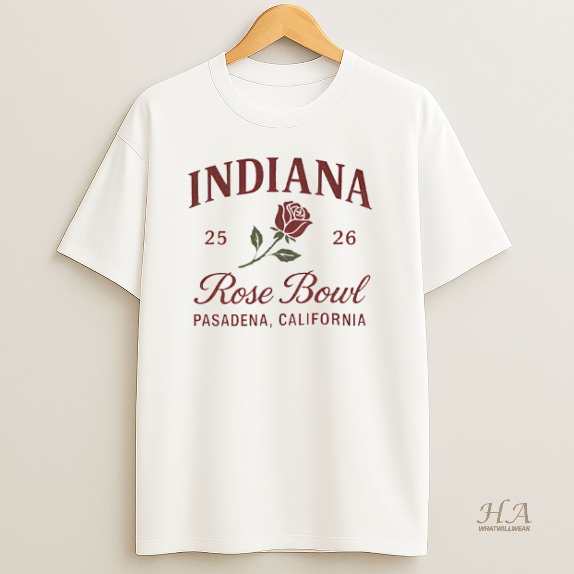 Official Indiana Hoosiers Football Champions Indiana Rose Bowl Pasadena California 2026 T Shirt