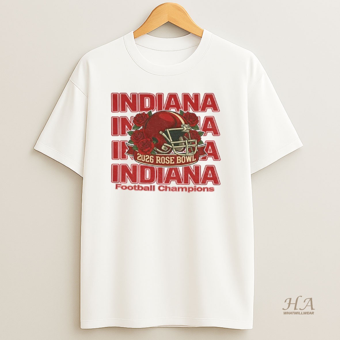 Official Indiana Hoosiers Football Champions Rose Bowl Cfp Quarterfinal 2026 T Shirt