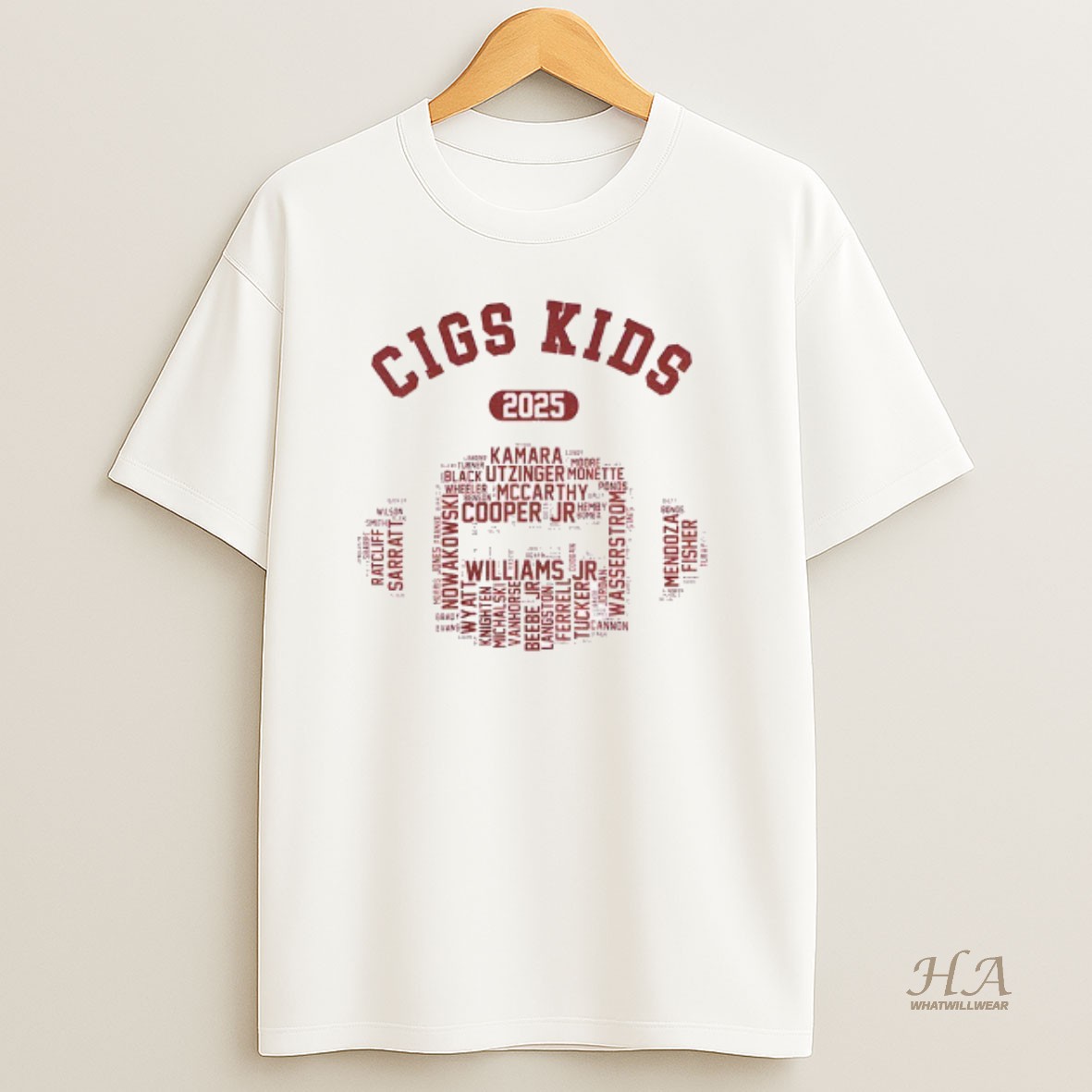 Official Indiana Hoosiers Football Team Cigs Kids 2025 T Shirt