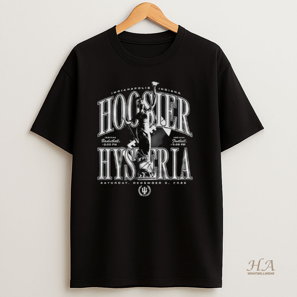 Official Indiana Hoosiers Hysteria Big Ten Football Championship 2025 Indianapolis Indiana T Shirt