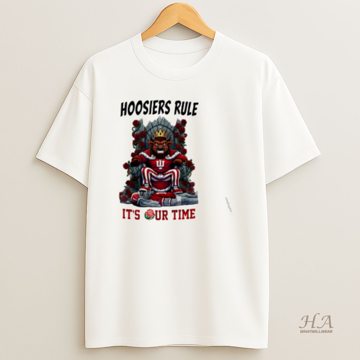Official Indiana Hoosiers Rule 2026 Rose Bowl It Our Time T Shirt