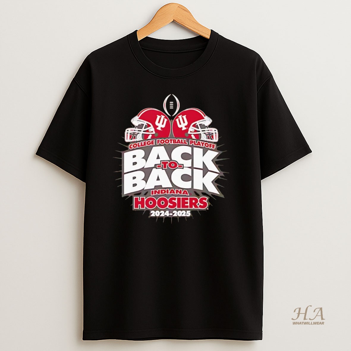 Official Indiana Hoosiers Back To Back College Football Playoff 2025 Shirt