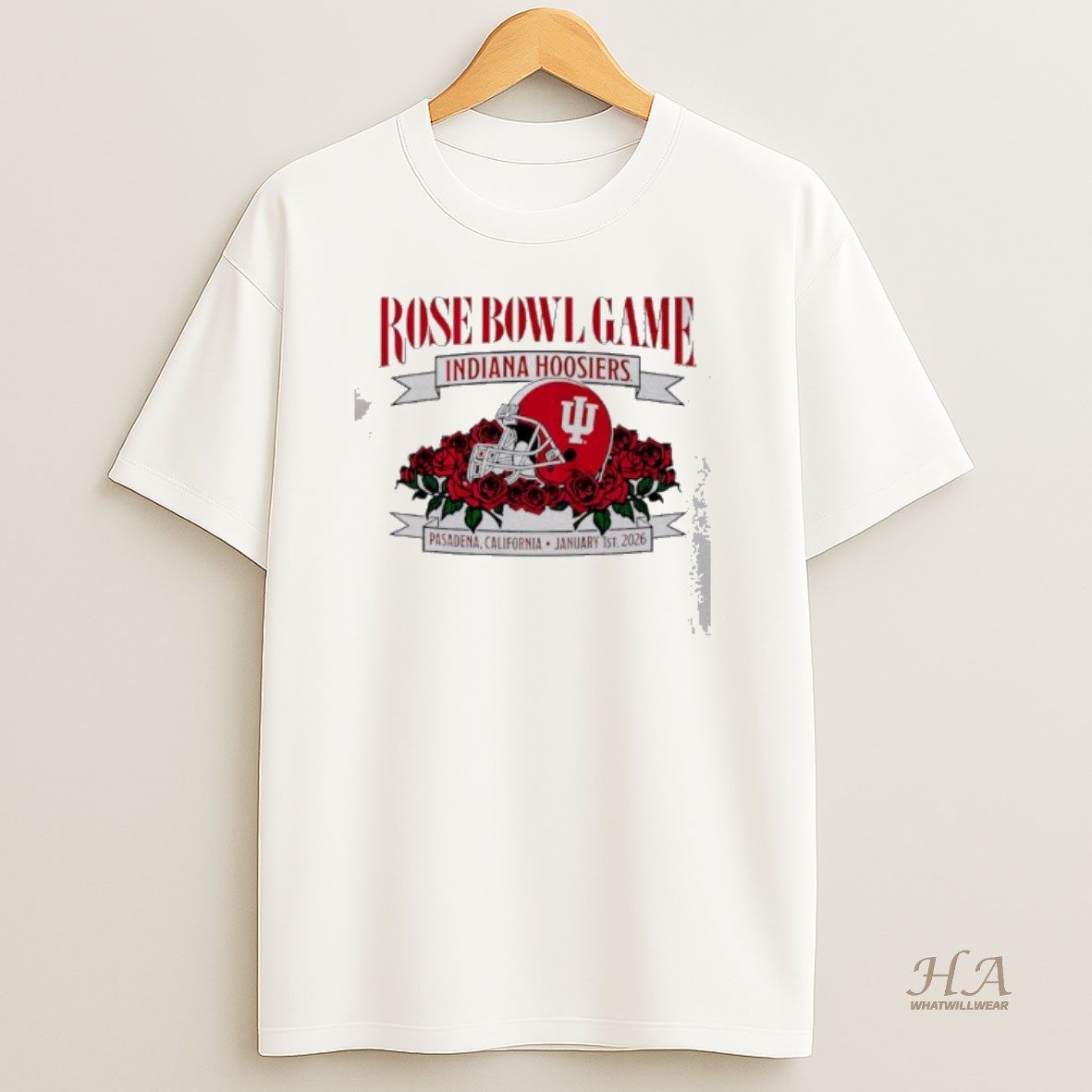 Official Indiana Hoosiers Football 2025 Rose Bowl Game T Shirt