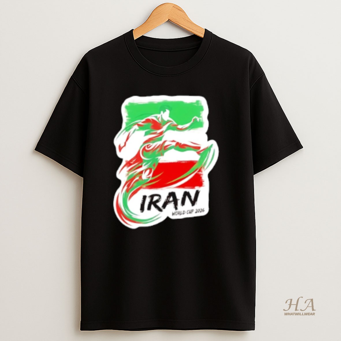 Official Iran World Cup 2026 Football Player T Shirt