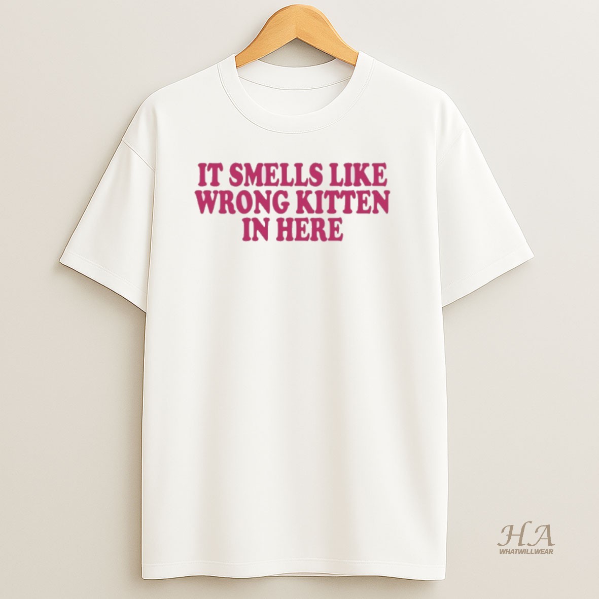 Official It Smells Like Wrong Kitten In Here Shirt