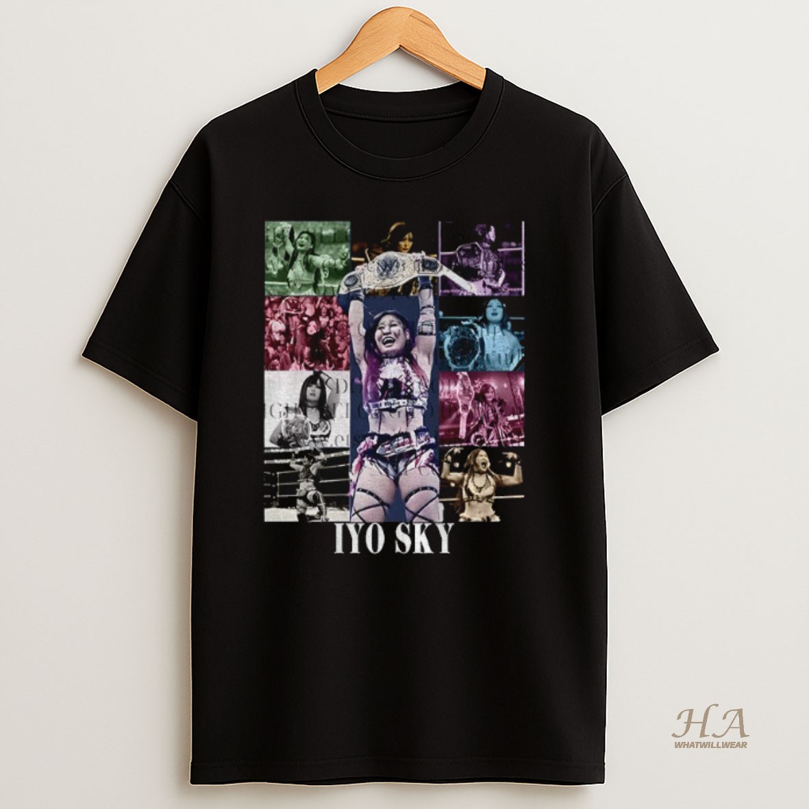 Official Iyo Sky Wrestlemania Eras Tour Graphic Shirt
