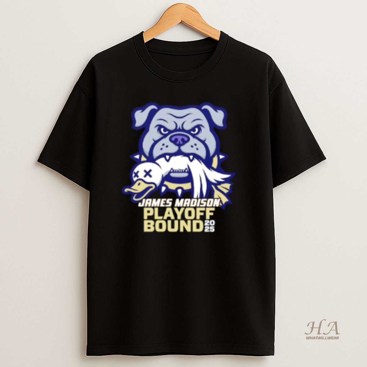 Official Jmu Dukes 2025 26 Cfp Playoff Bound Mascot Classic T Shirt