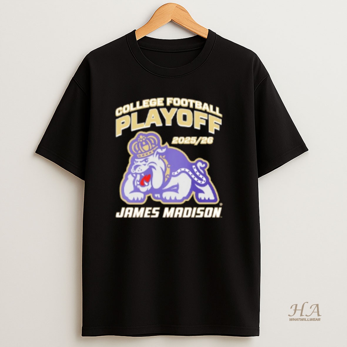 Official Jmu Dukes 2025 26 College Football Playoff Mascot Classic T Shirt