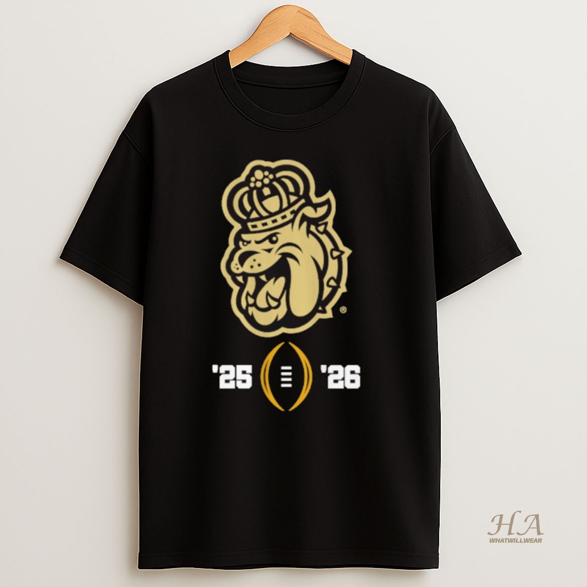 Official Jmu James Madison Dukes Football 2025 26 College Football Playoff T Shirt