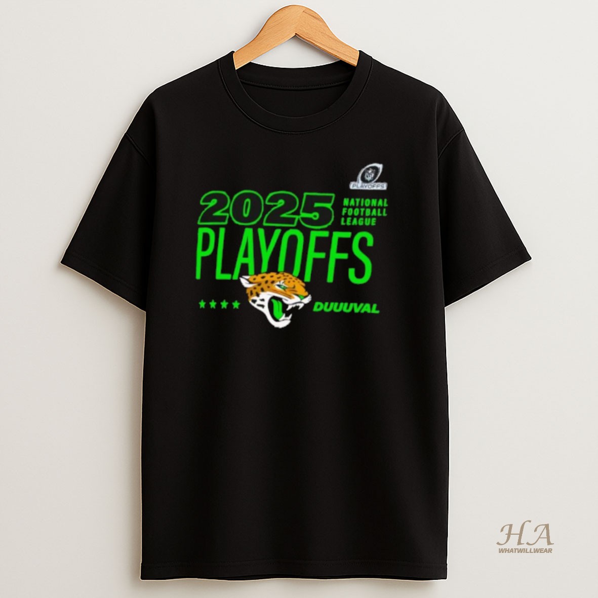 Official Jacksonville Jaguars 2025 Nfl Playoffs Ready Duuuval T Shirt