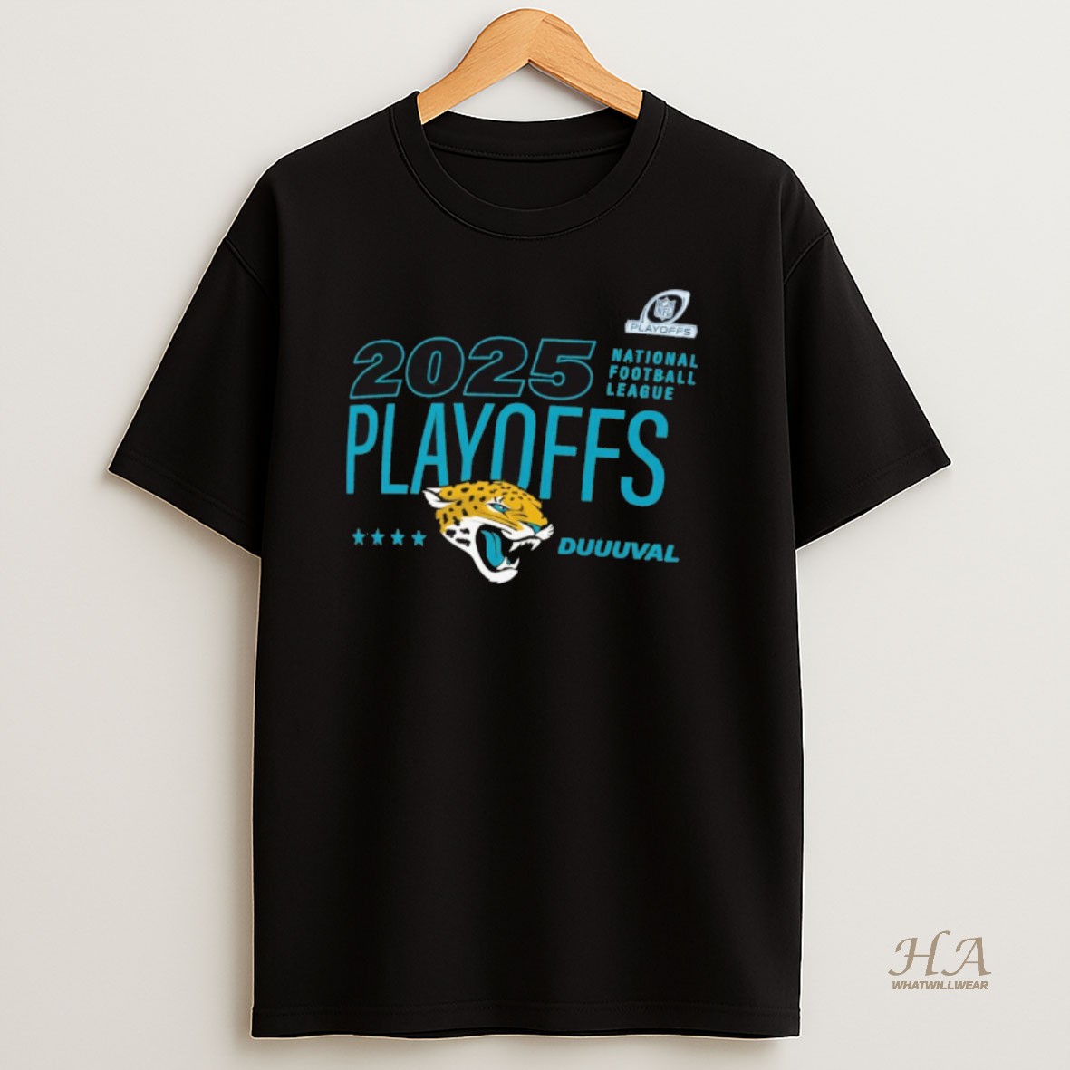 Official Jacksonville Jaguars 2025 National Football League Playoffs Ready Duuuval T Shirt