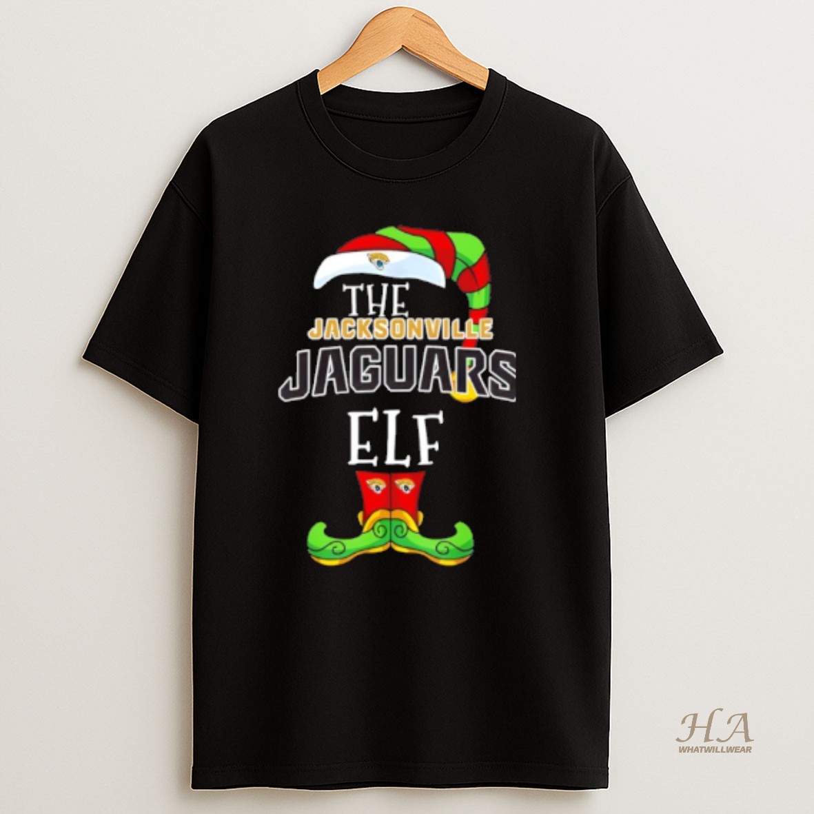 Official Jacksonville Jaguars Christmas Elf T Shirt
