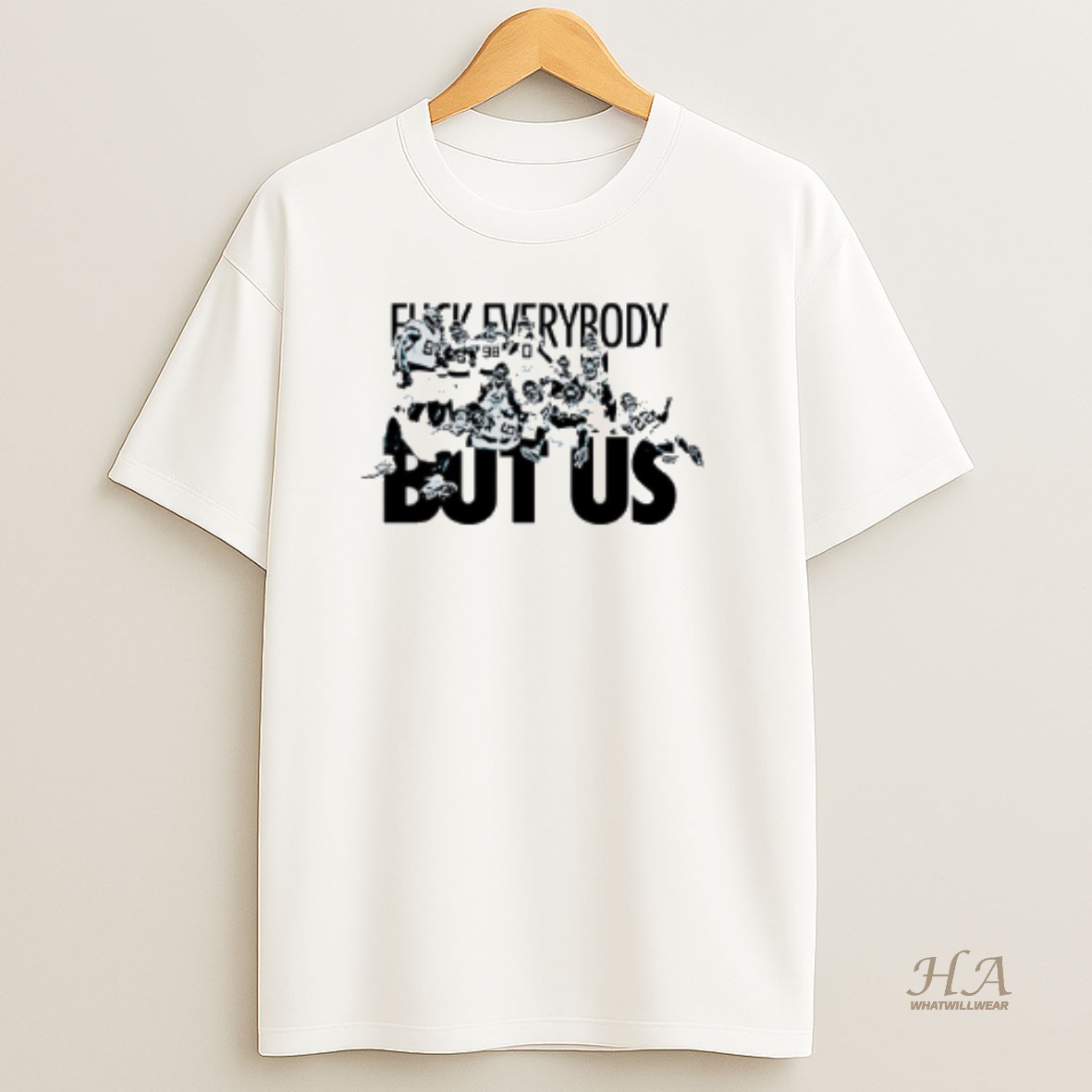 Official Jacksonville Jaguars Everybody But Us T Shirt